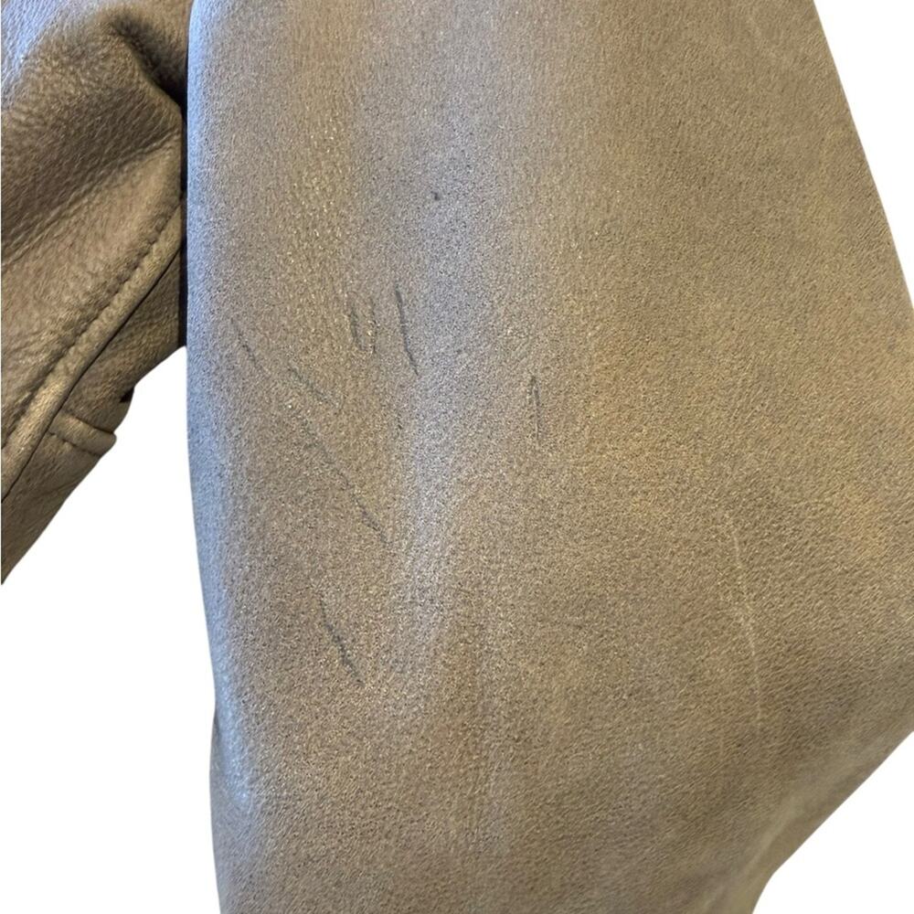 Cabela's Brown Leather Bomber Jacket/Coat Thinsulate Insulation Mens Size XL - Picture 5 of 14